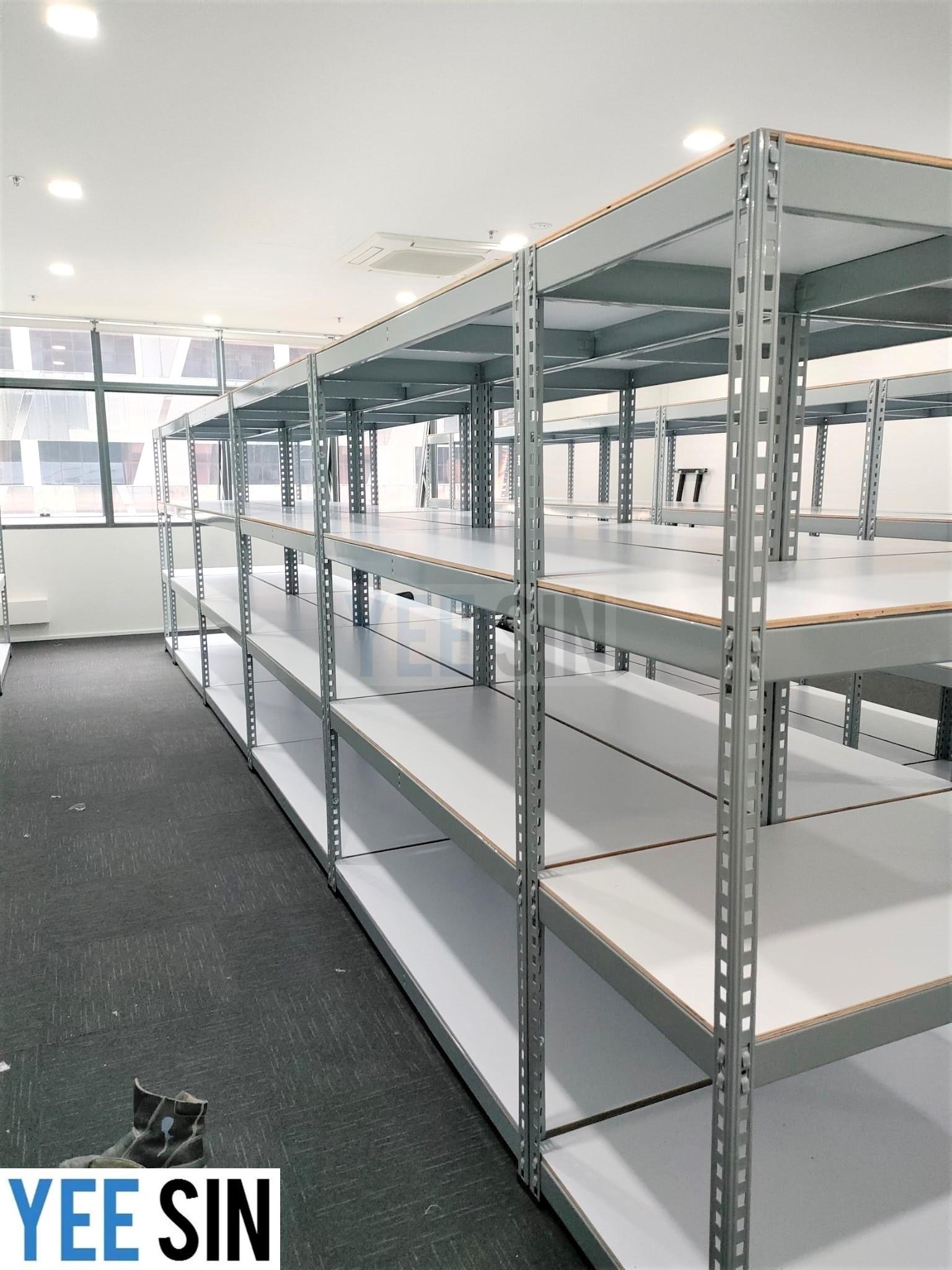 Medium Duty Boltless Rack with PVC Plywood - Yee Sin Storage